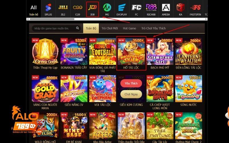 Các bước tham gia nổ hũ hổ tài lộc tại ALO789 Các bước tham gia nổ hũ hổ tài lộc tại ALO789